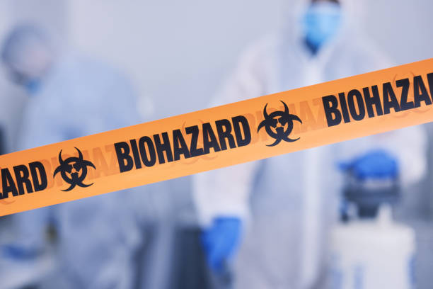 Professional Biohazard technician working in Homestead, FL